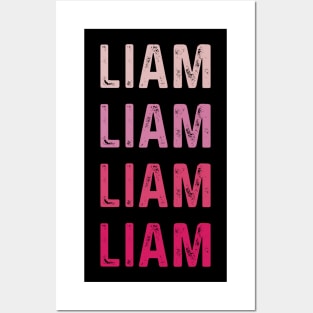 liam Personalized Name Posters and Art